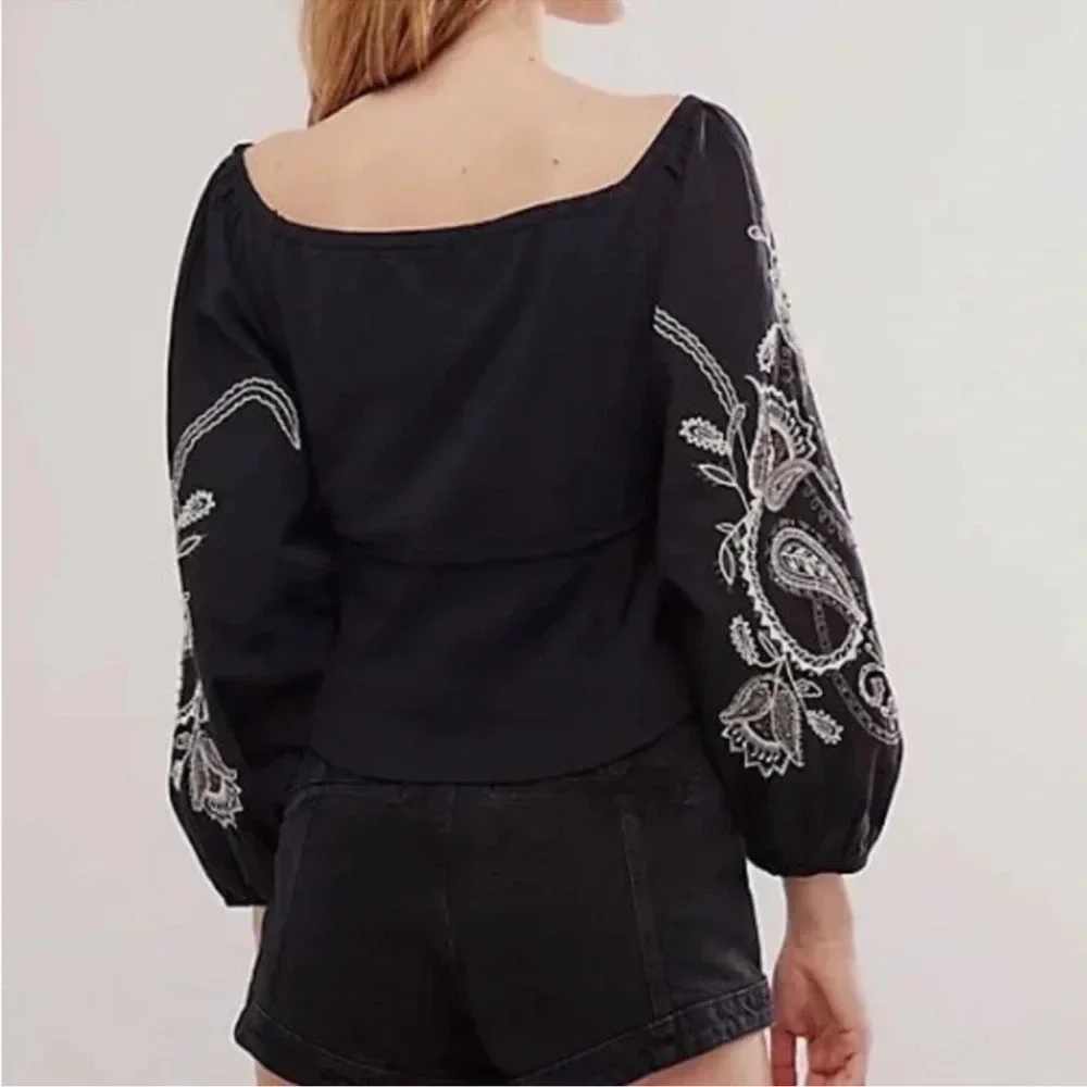 Free People Layla Off-The-Shoulder Top NWOT